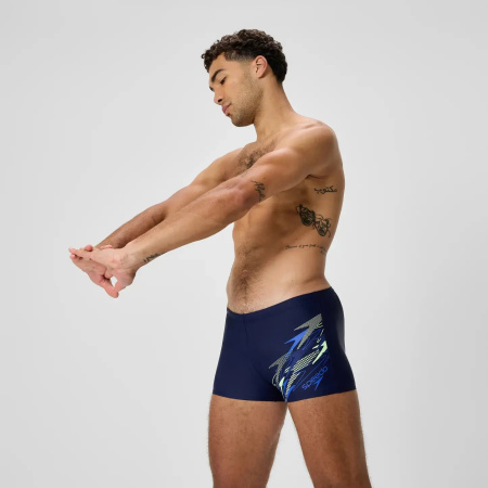Плавки-шорты Speedo Medley Logo Aquashort (Мужской; 34 (50); Темно-Синий)